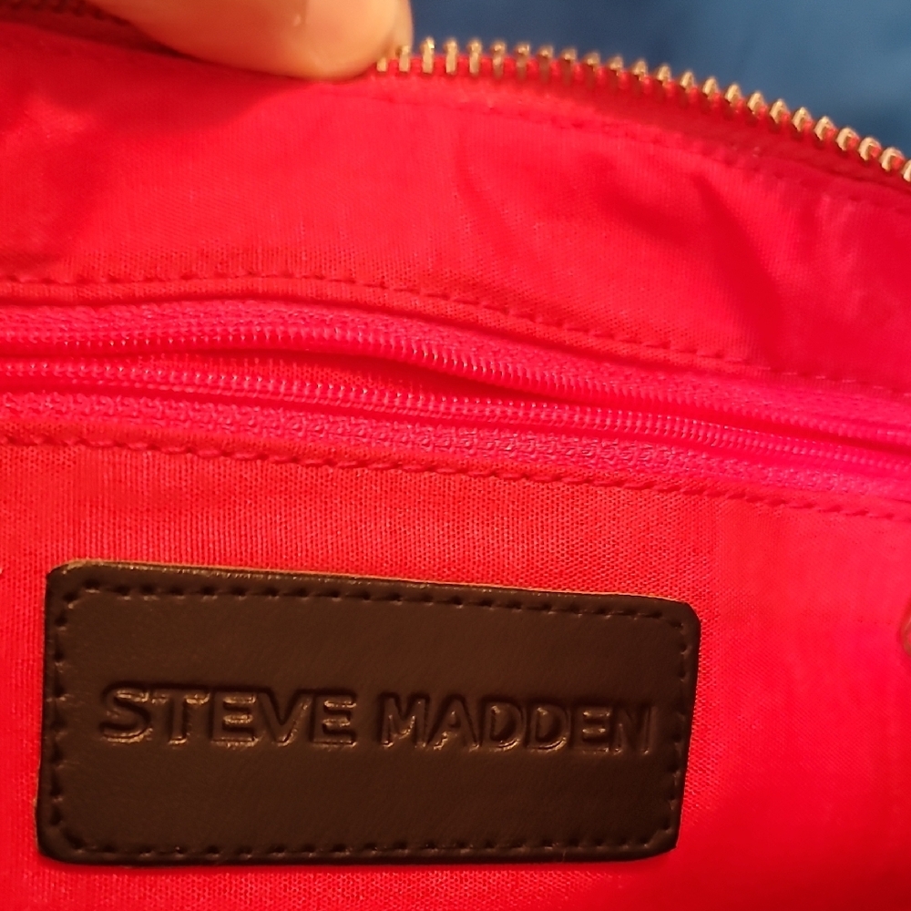 Steve Madden Beaded         Bohemian Multicolor Purse with Pink Tassel - Picture 5 of 9